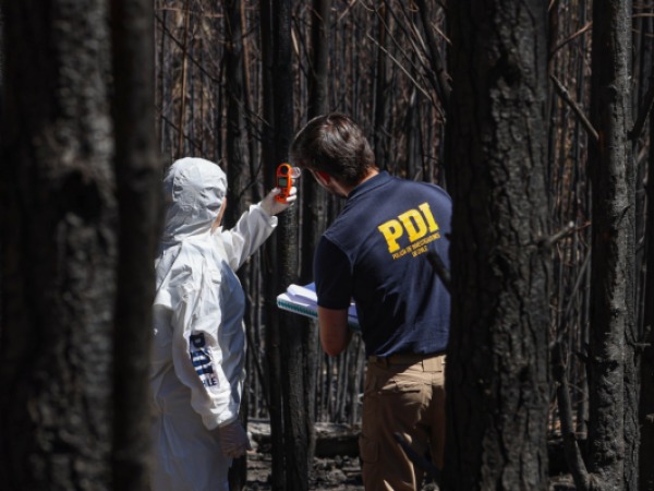 PDI detiene a voluntario de Bomberos acusado de provocar incendio forestal en La Cruz
