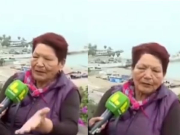 “Solo tengo que correr”: Abuela llevó a su nieto a la costa para ver el posible tsunami en Perú