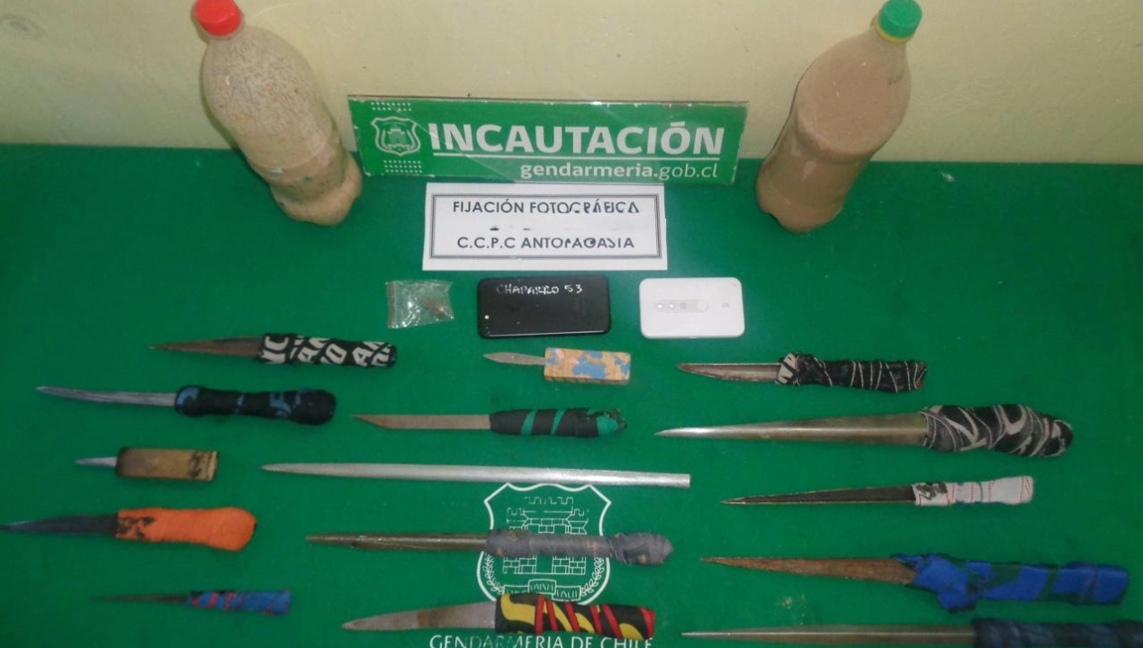 /incautan-drogas-y-armas-cortopunzantes-en-allanamiento-en-carcel-de